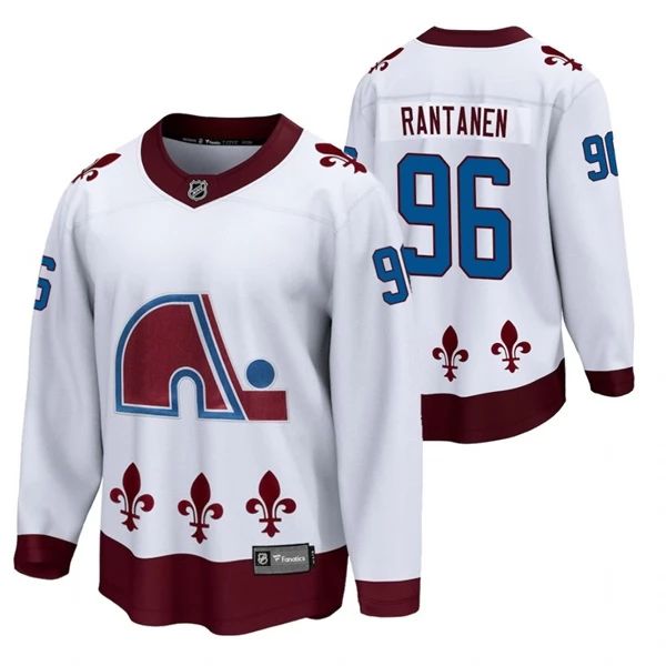 Colorado Avalanche Trikot Mikko Rantanen 96 2022 Reverse Retro Weiß Authentic